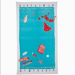 Kate Spade bikini seashells beach towel